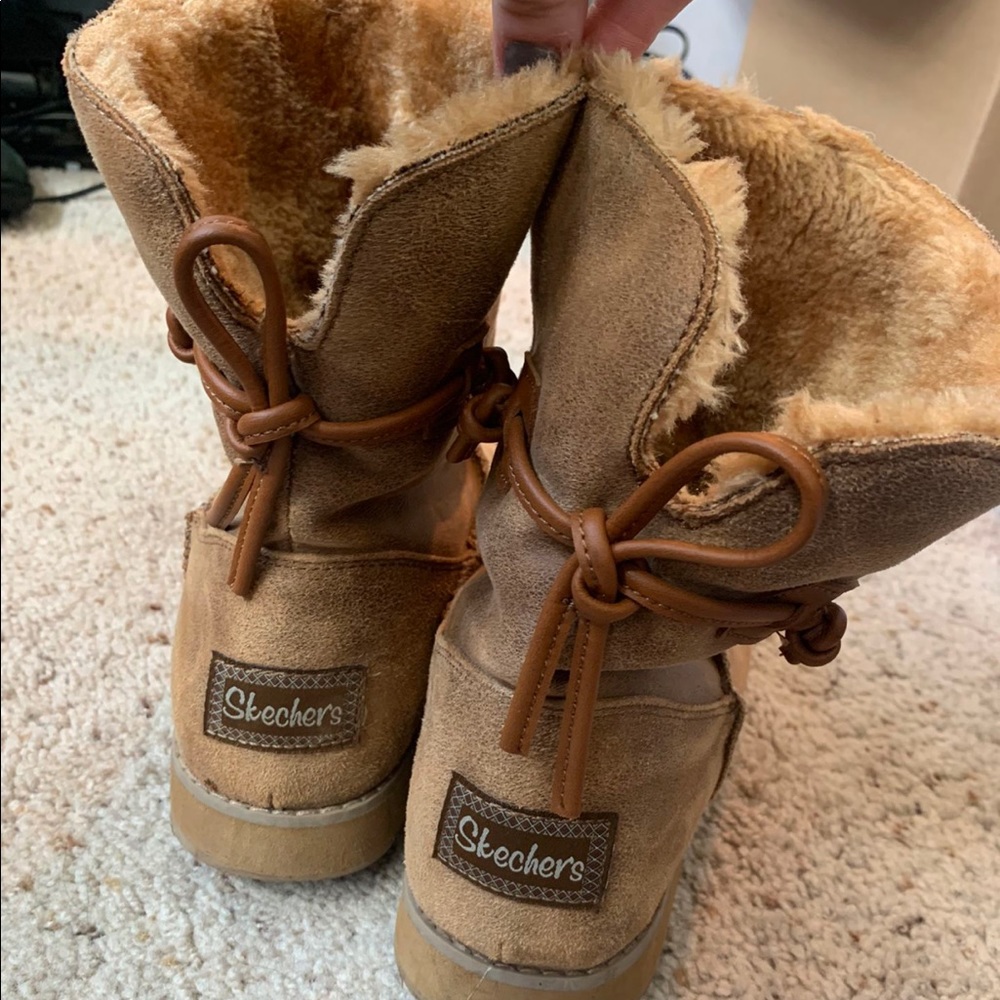 Sketchers tan boots